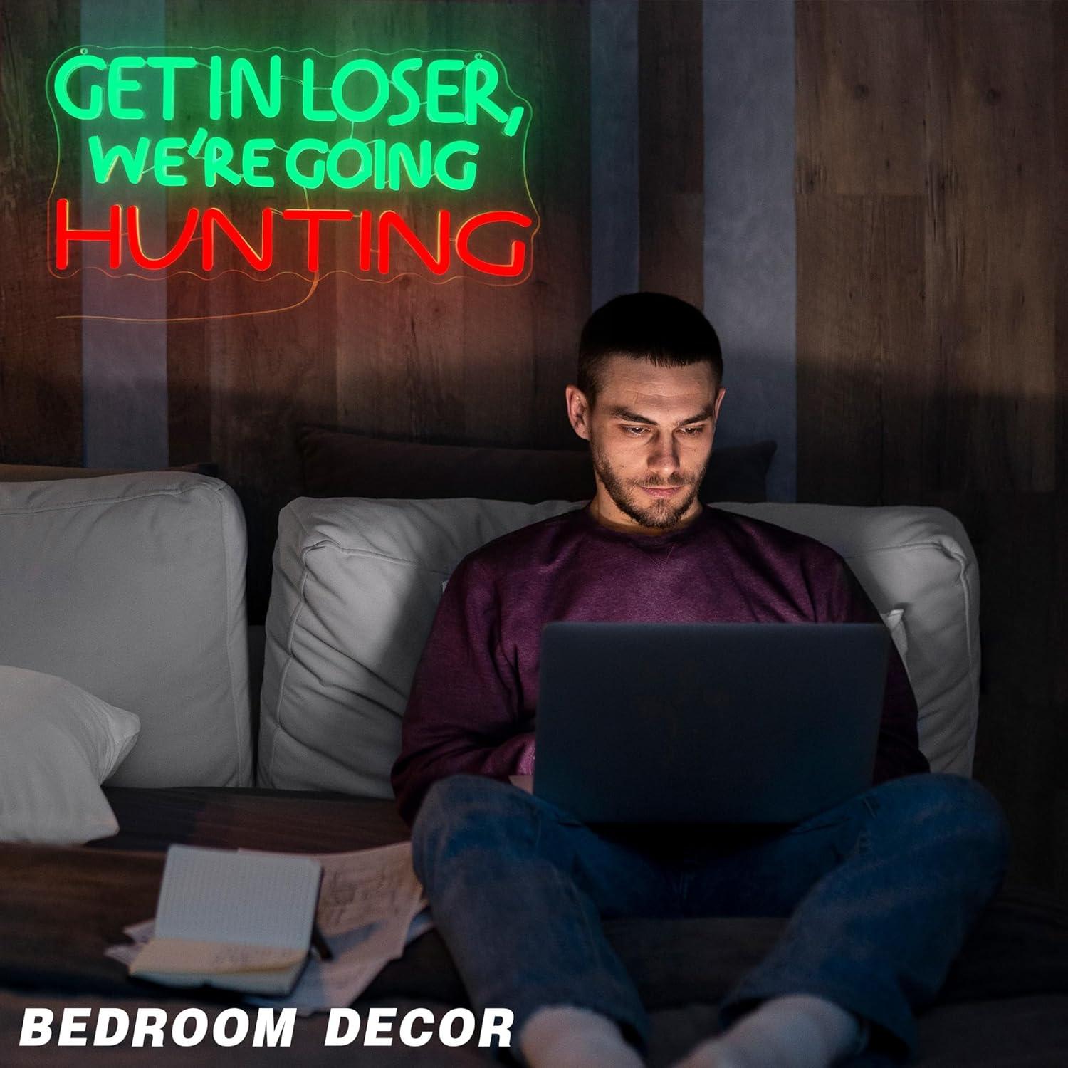 Funny Hunting Neon Sign LED Li - مراجعة Outdoor Powerwall وسعره