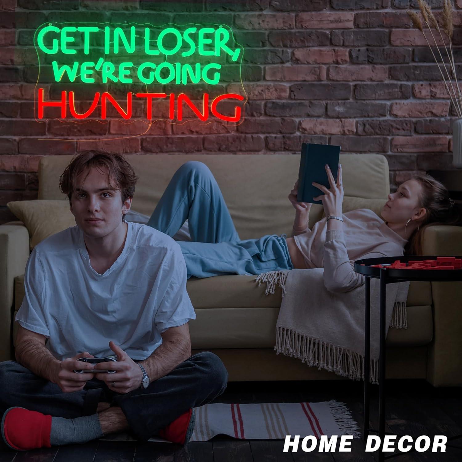 Funny Hunting Neon Sign LED Li - مراجعة Outdoor Powerwall وسعره