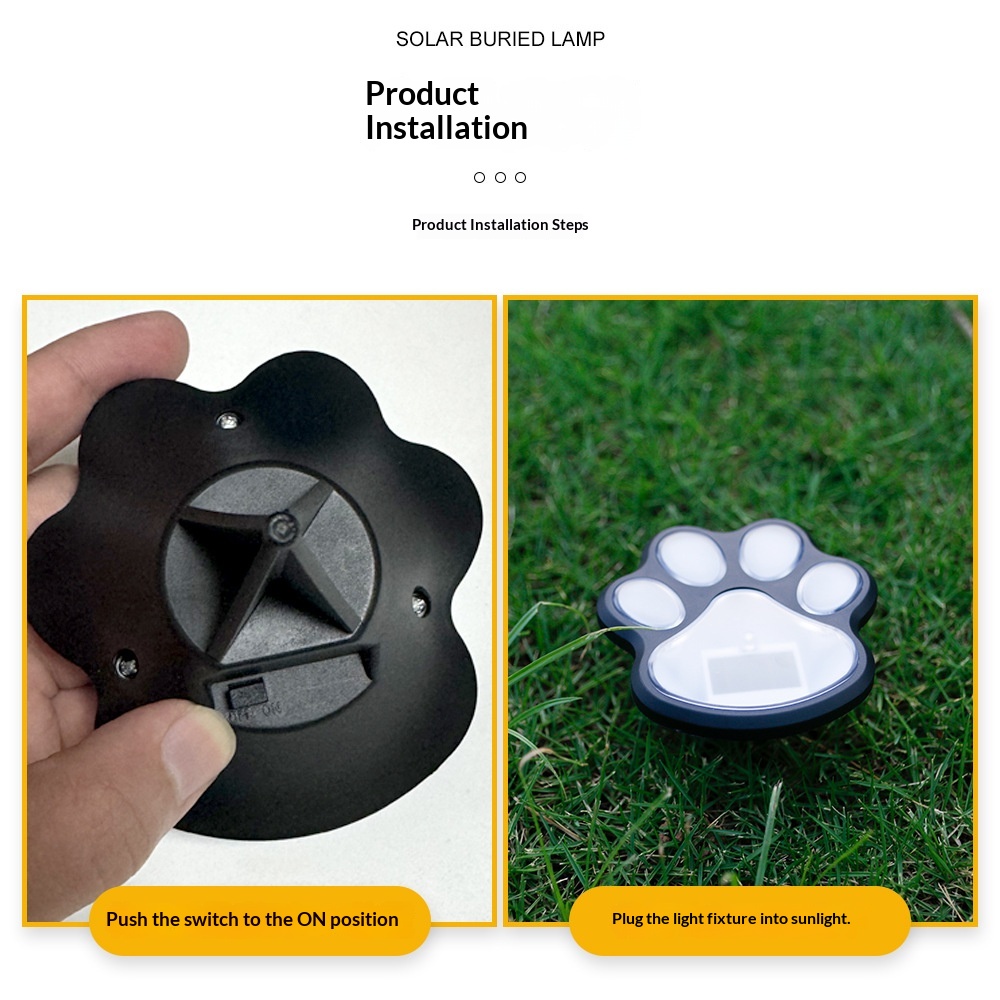 Solar Powered LED Dog Paw Prin - مراجعة Outdoor Power Stake وسعره