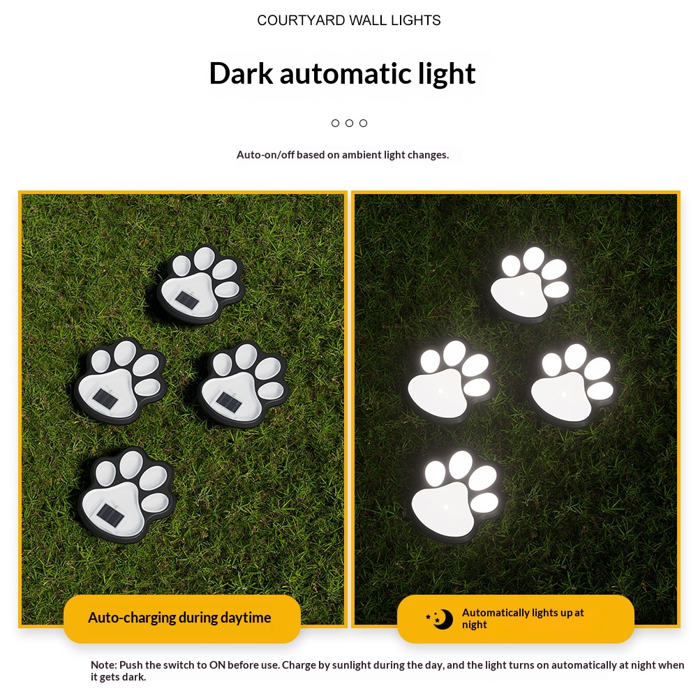 Solar Powered LED Dog Paw Prin - مراجعة Outdoor Power Stake وسعره