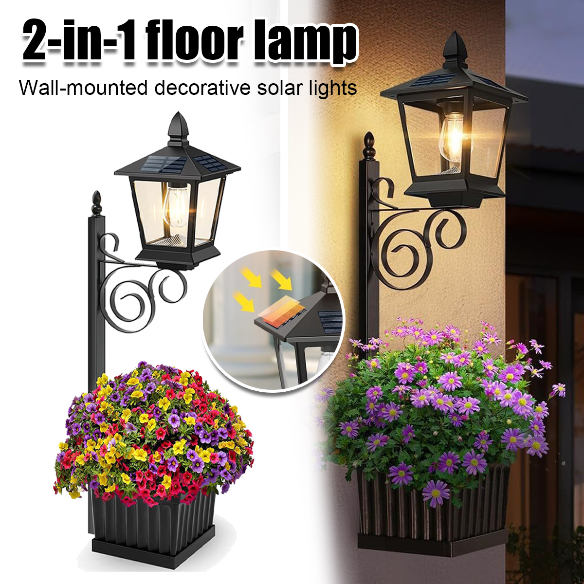 Solar Powered 2-in-1 Flower Po - مراجعة Outdoor Powerwall وسعره