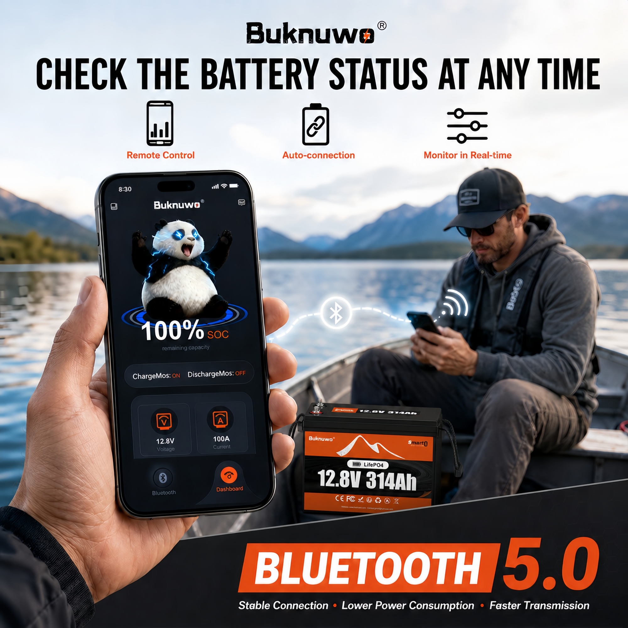 Smart 12V/12.8V 314Ah Bluetoot - مراجعة Outdoor Power Inc وسعره