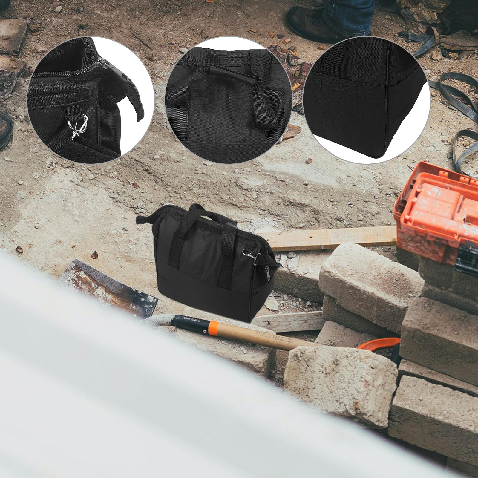 Portable Electrician Tool Pouc - مراجعة Outdoor Power Tool Storage وسعره