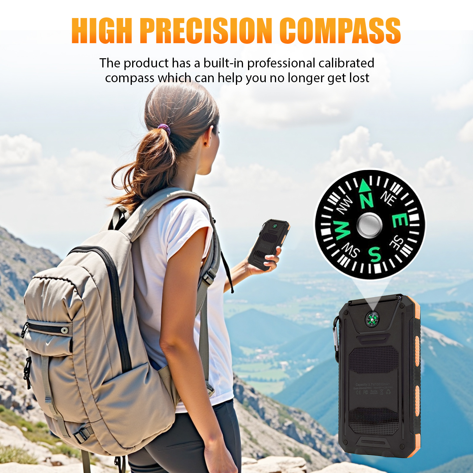 10000mAh Solar Power Bank Port - مراجعة Outdoor Power Inc وسعره