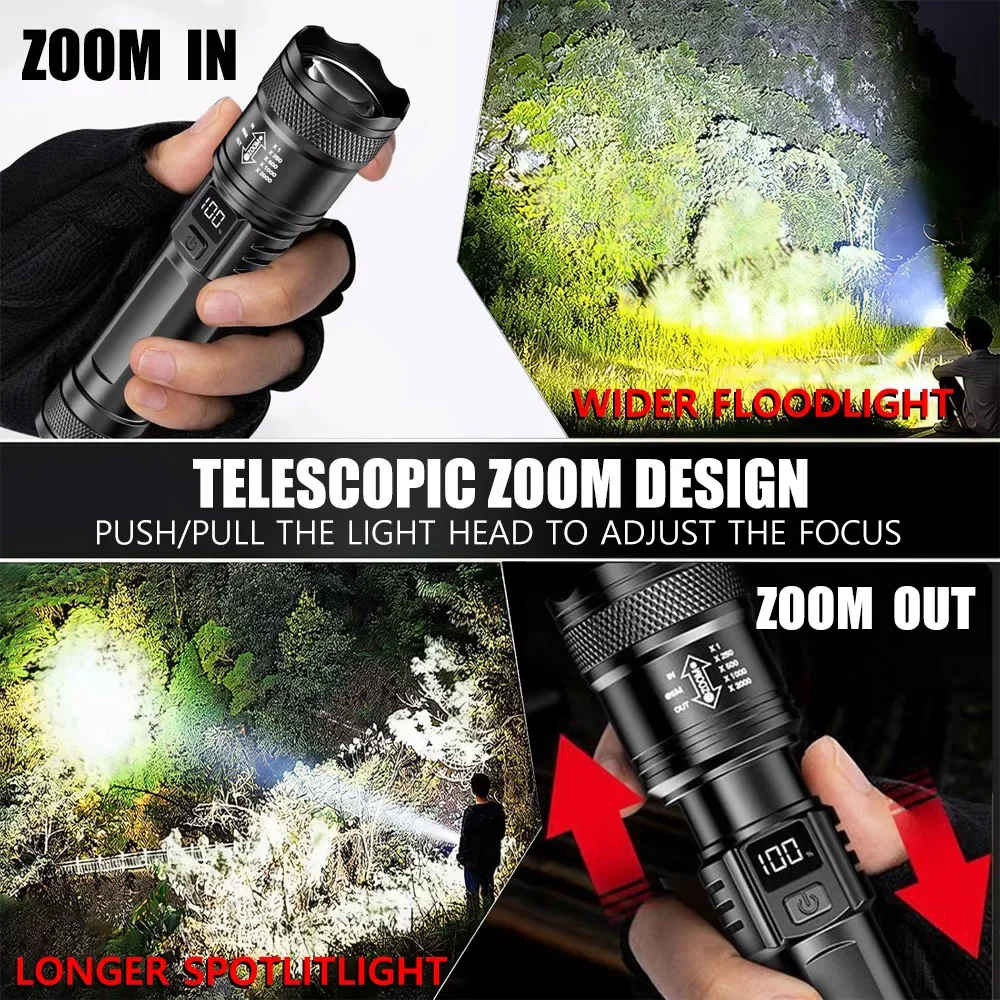 Rechargeable LED Flashlight Zo - مراجعة Outdoor Power Supply وسعره