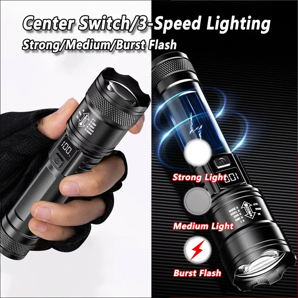 Rechargeable LED Flashlight Zo - مراجعة Outdoor Power Supply وسعره