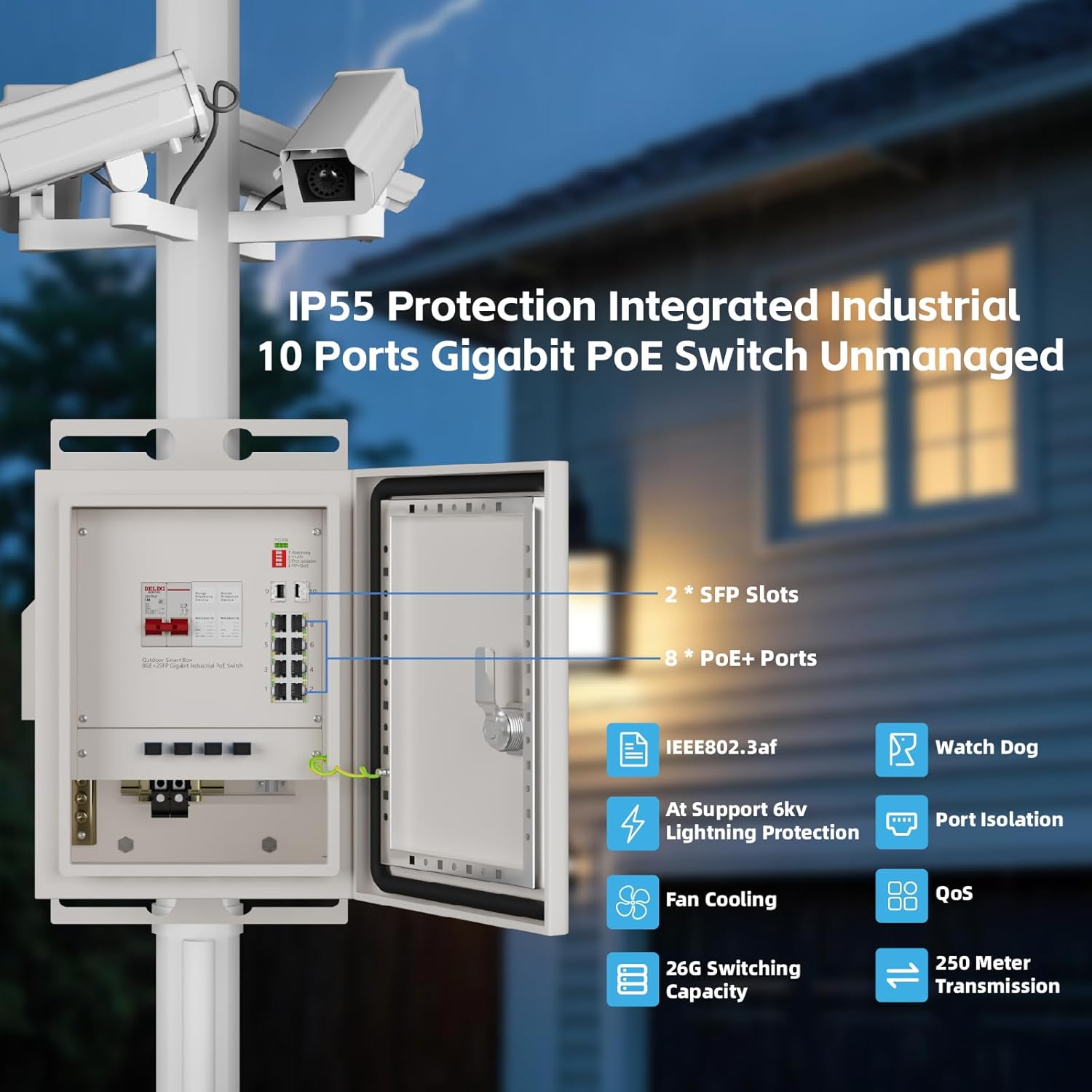 KeepLiNK Outdoor Smart Network - مراجعة Outdoor Power Supply وسعره
