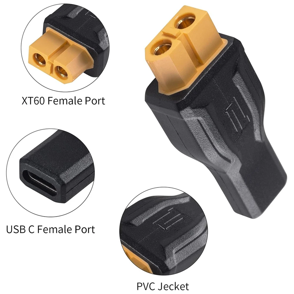 USB C to XT60 Adapter Converte - مراجعة Outdoor Power Inc وسعره