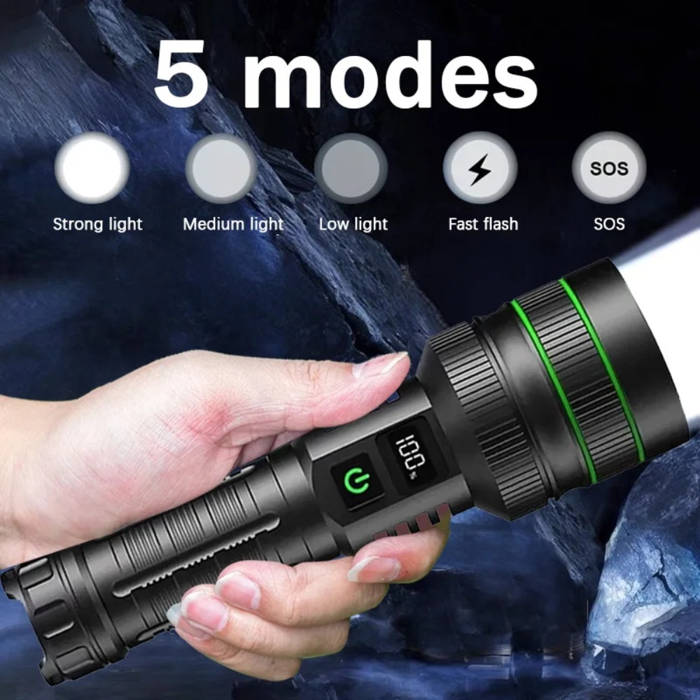Powerful LED Flashlight Zoomab - مراجعة Outdoor Power Inc وسعره