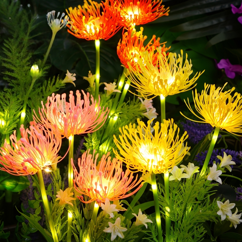 Solar Spider Lily Flower Groun - مراجعة Outdoor Power Stake وسعره