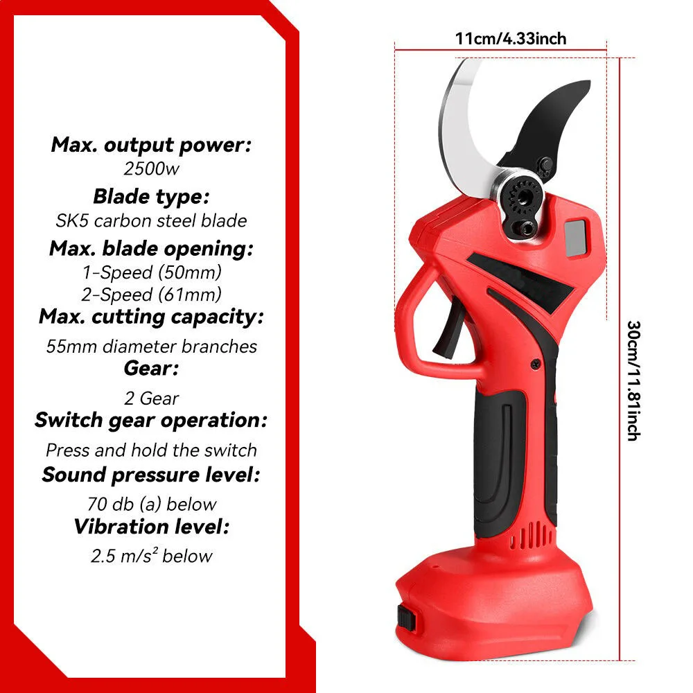 55mm Brushless Electric Scisso - مراجعة Lawn Mower Battery وسعره