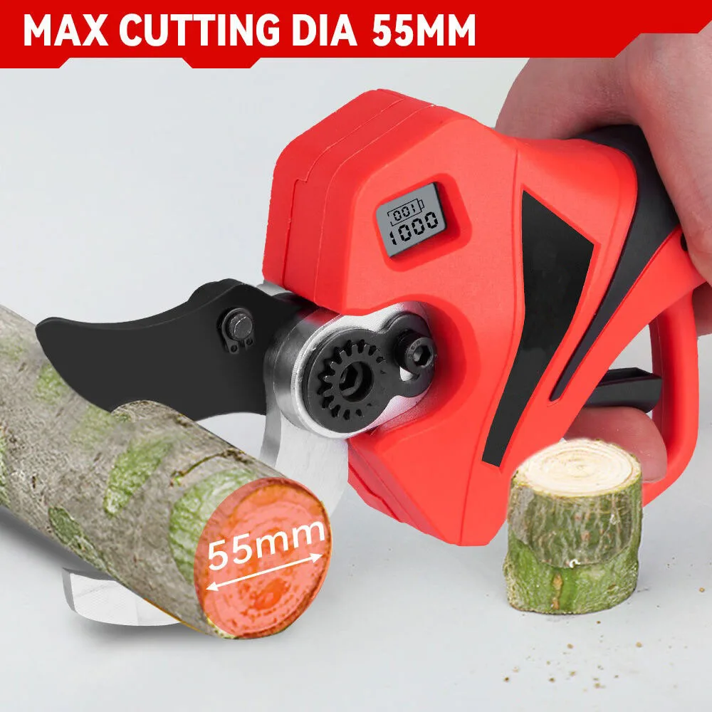 55mm Brushless Electric Scisso - مراجعة Lawn Mower Battery وسعره