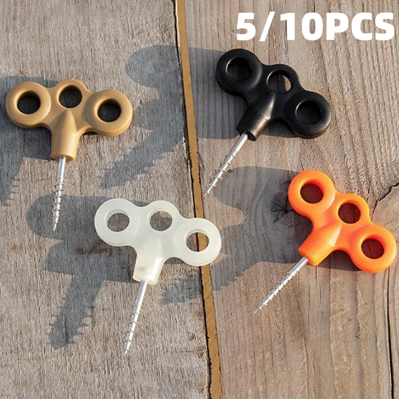 5/10pcs Mixed Color Multi-Stri - مراجعة Outdoor Power Stake وسعره
