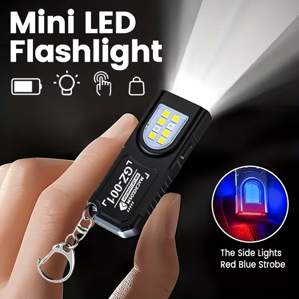 Mini COB LED Keychain Flashlig - مراجعة Outdoor Power Supply وسعره