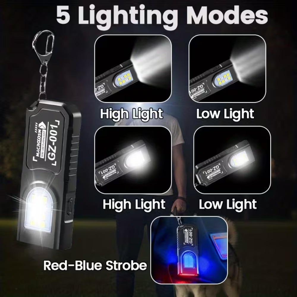 Mini COB LED Keychain Flashlig - مراجعة Outdoor Power Supply وسعره