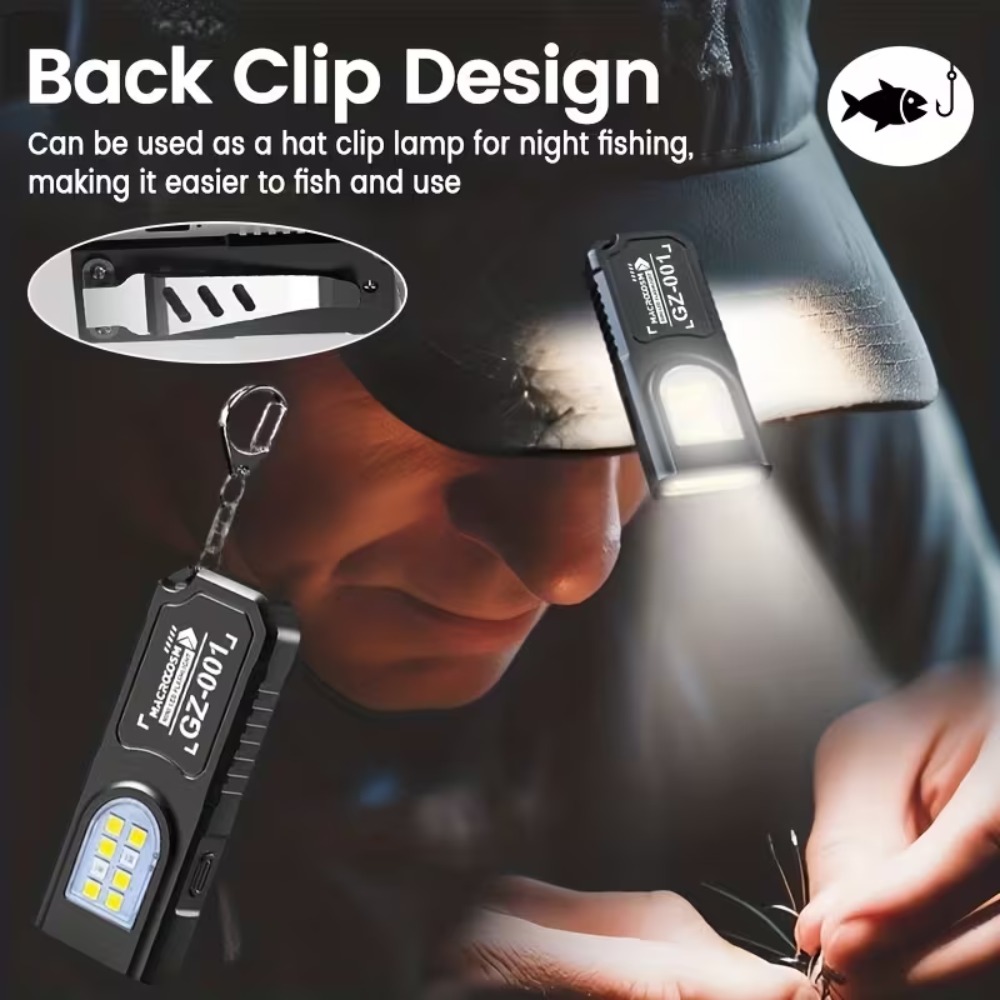 Mini COB LED Keychain Flashlig - مراجعة Outdoor Power Supply وسعره